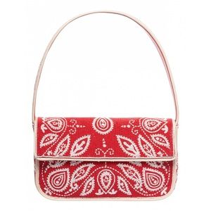 STAUD beaded paisley Tommy bag